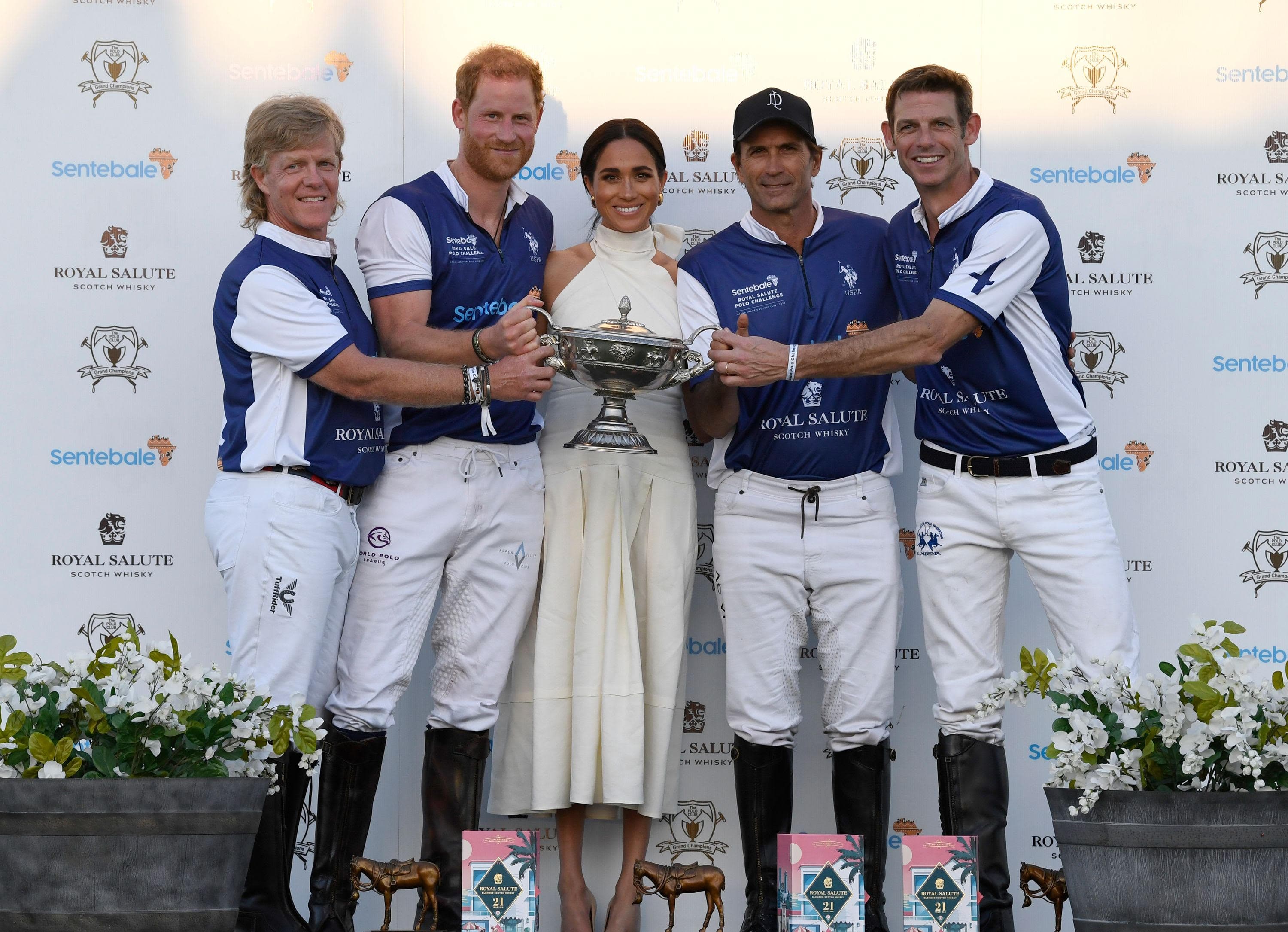 Sentebale Royal Salute Polo Challenge trophy presentation