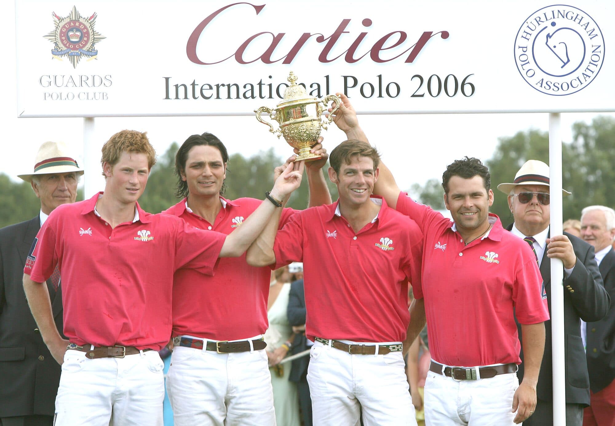Cartier International Polo 2006 trophy presentation with Prince Harry