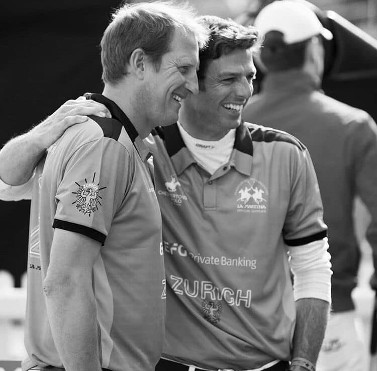 Malcolm Borwick and Prince Harry, Zurich Private Banking polo