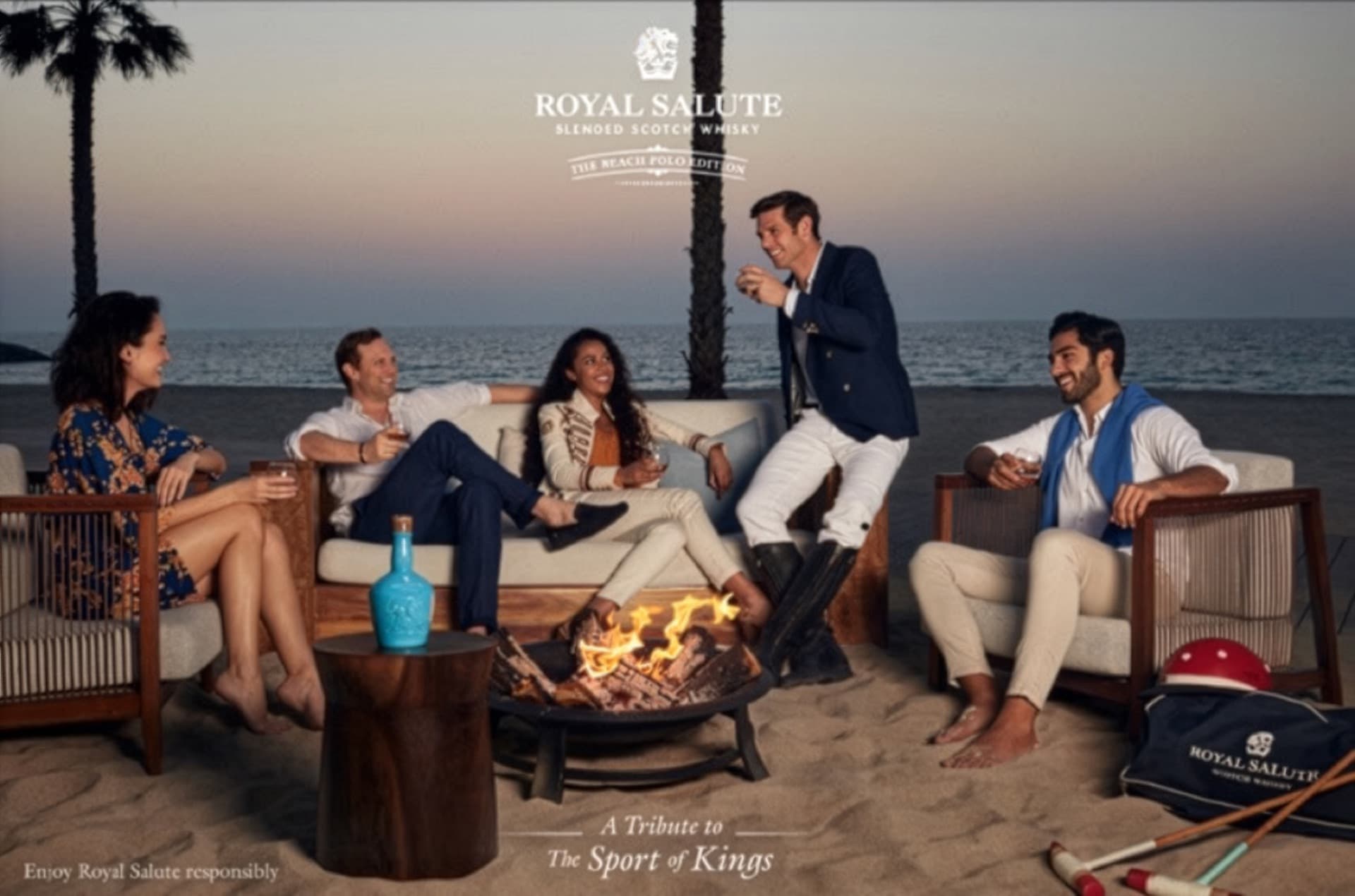 Royal Salute beach polo event